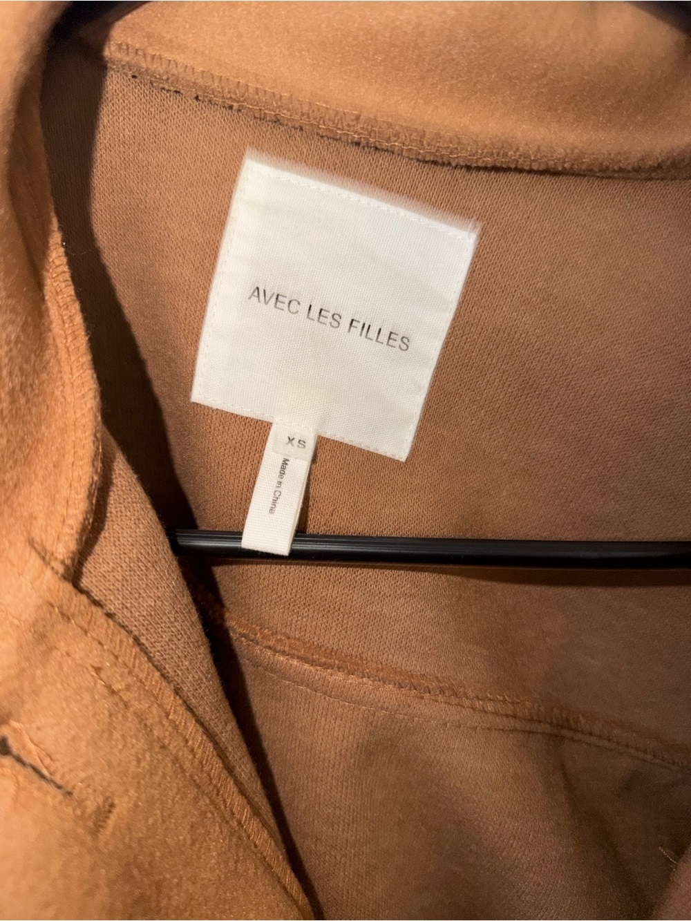 Women’s Camel Button-Front Jacket - Picture 3 of 4